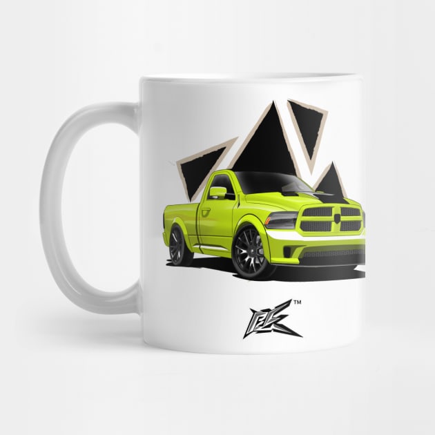 ram 1500 rt high vis green by naquash